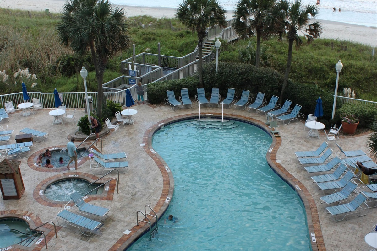 One of our two South Tower outdoor pools.