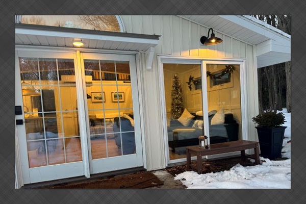 Solo stove and all season chairs are available for use even in the winter. Do some hiking and then enjoy a fire in the side yard.