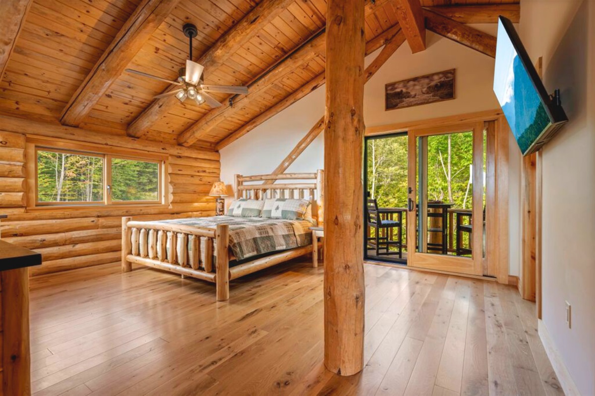 Wake up to mountain views in your master suite.