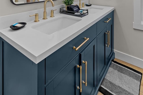 Convenient half bath on the 1st floor.