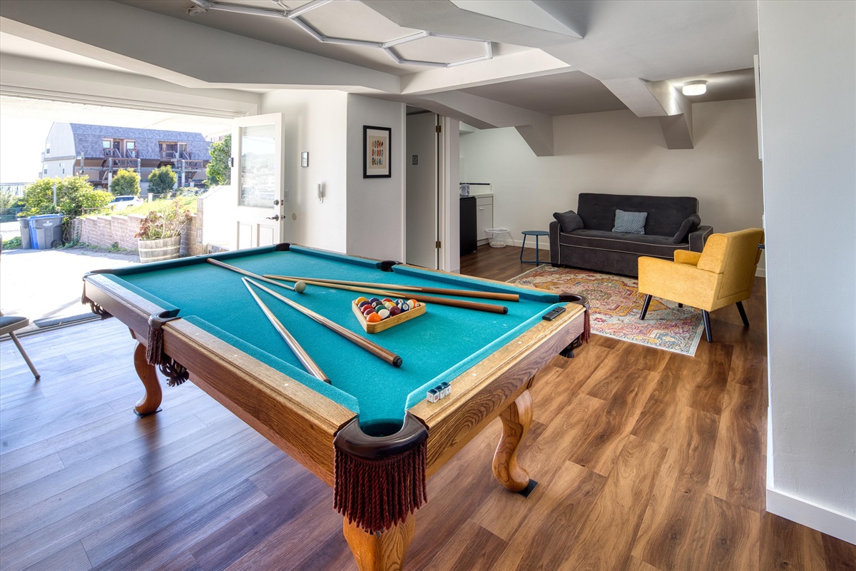 Game nights that actually keep everyone off their phones. Pool, big-screen sports, and space to play all night.