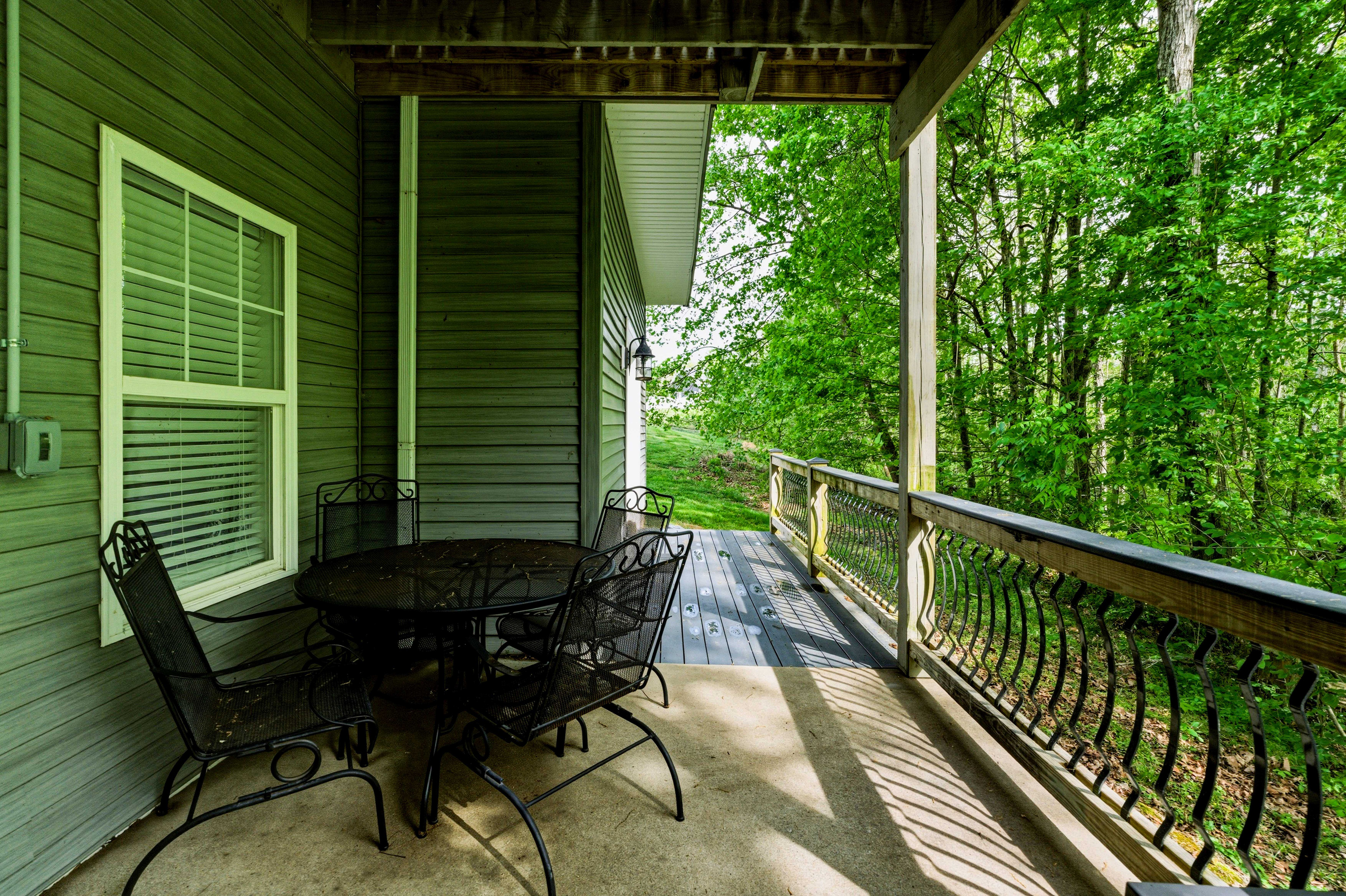 Rear patio