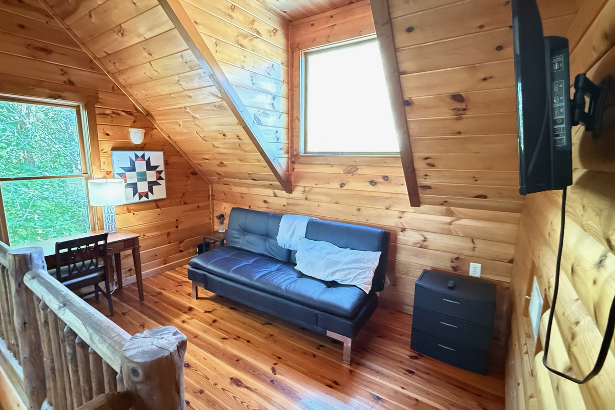 Upstairs Loft and Sleeper Sofa