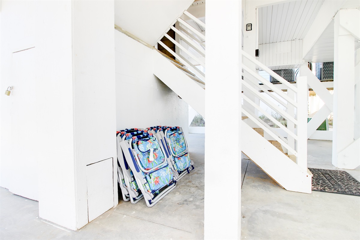 Beach Chairs Provided