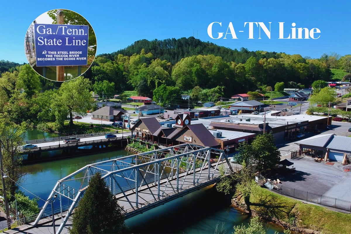 One step in Georgia, one in Tennessee! Stand on the state line at the iconic GA-TN marker.