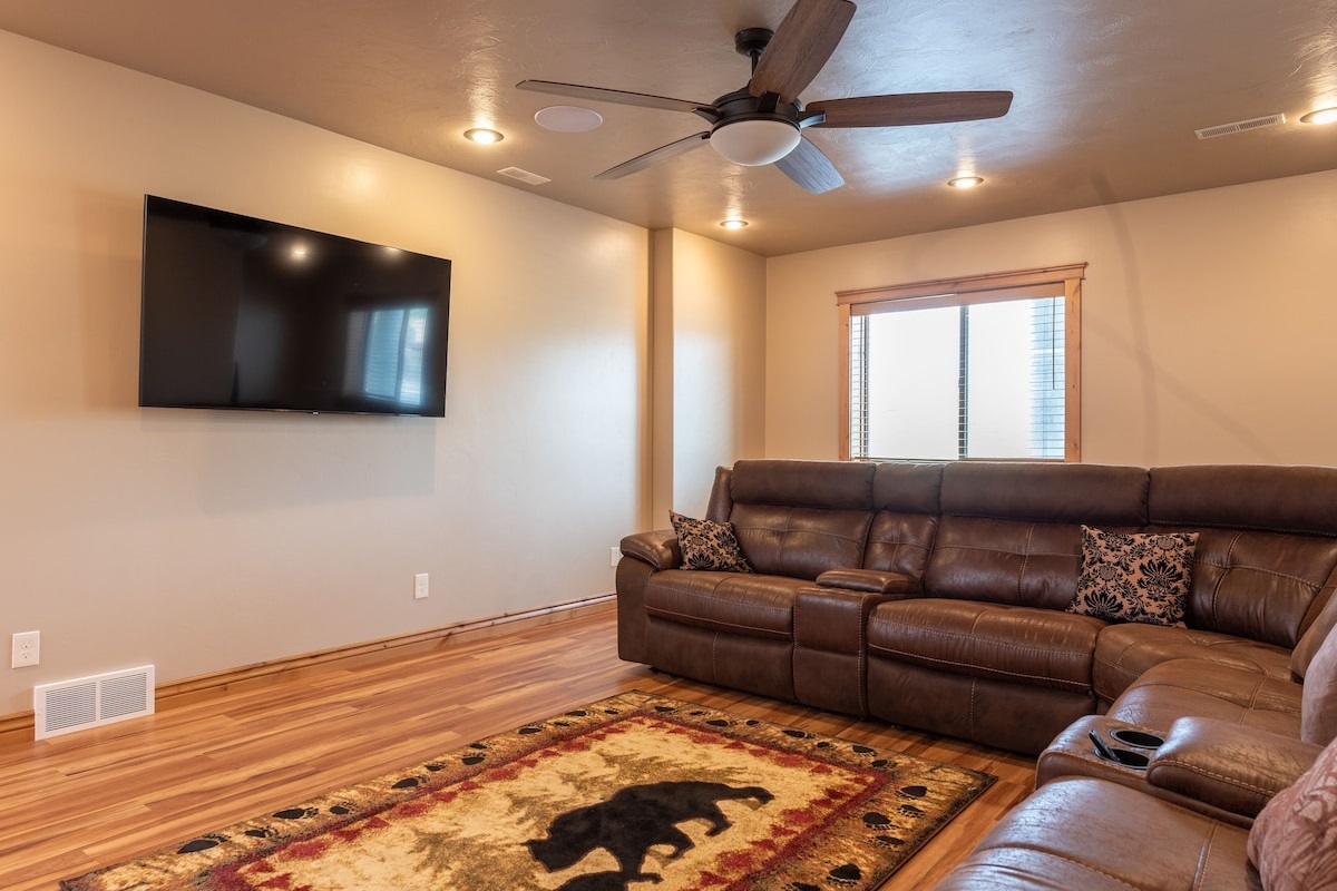 Family movie night is a great way to create memories.