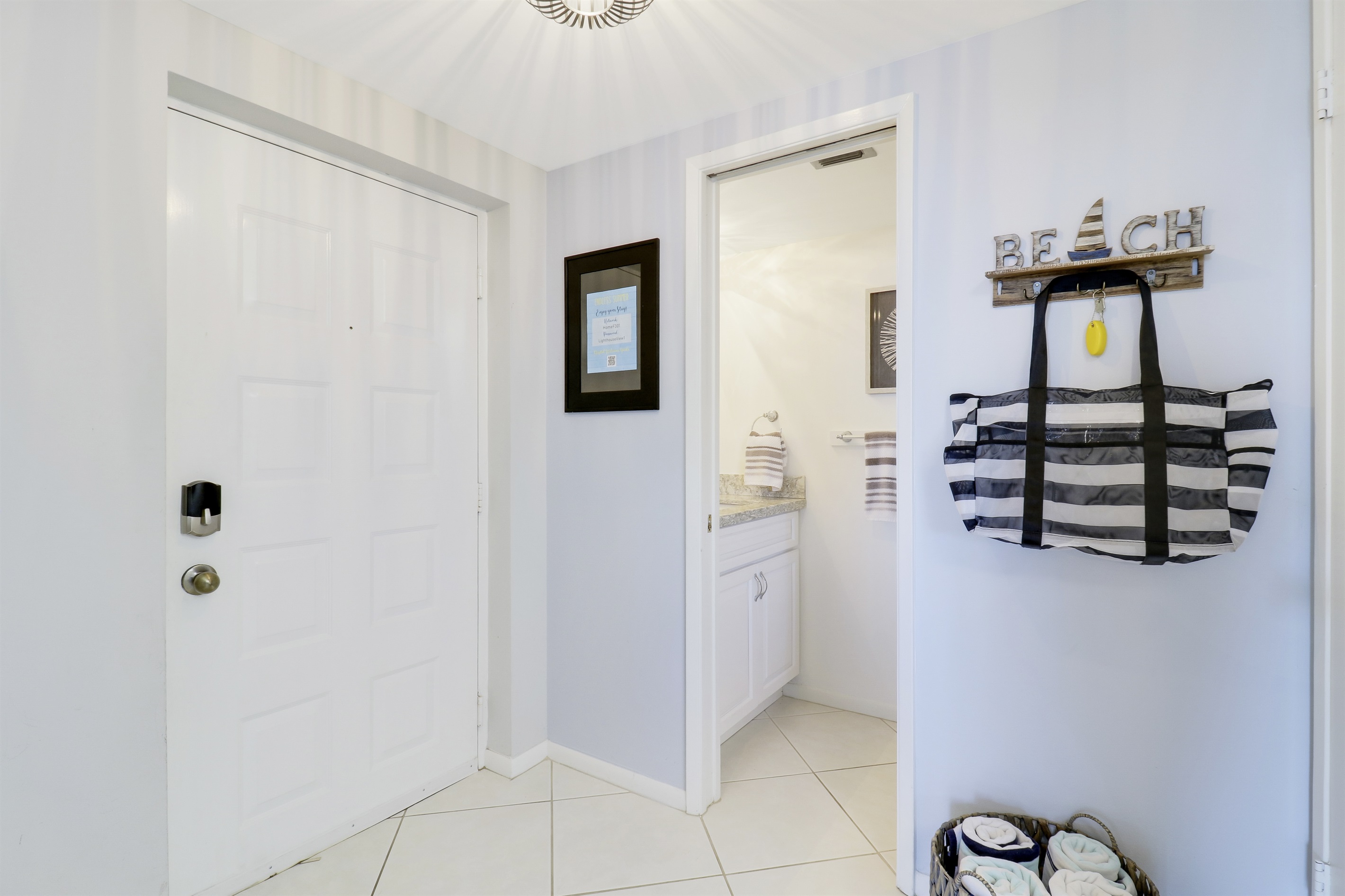 Front entrance, 1/2 bath