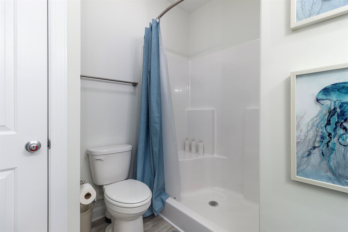 Bathroom 1 - Basic soaps and amenities provided to start your stay