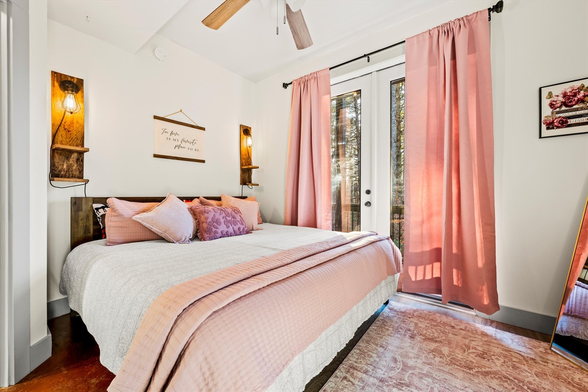 Time to relax in the King Bed