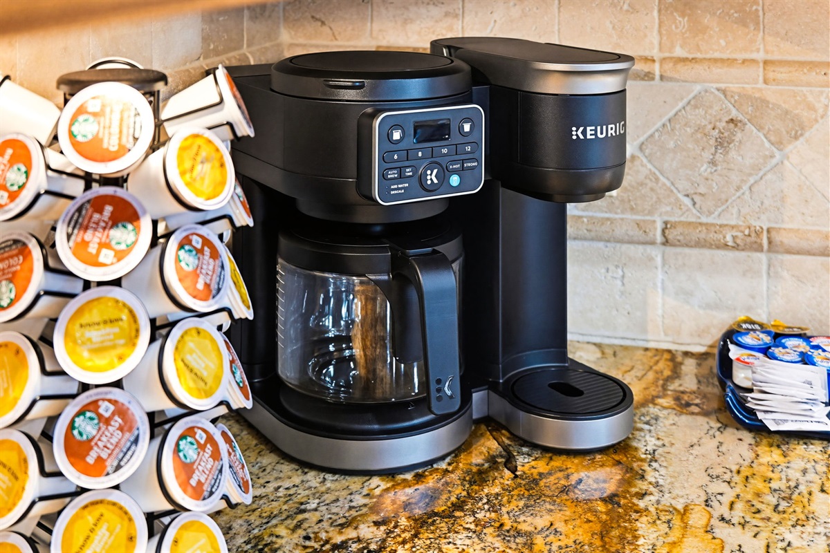 and a gormet coffee station.