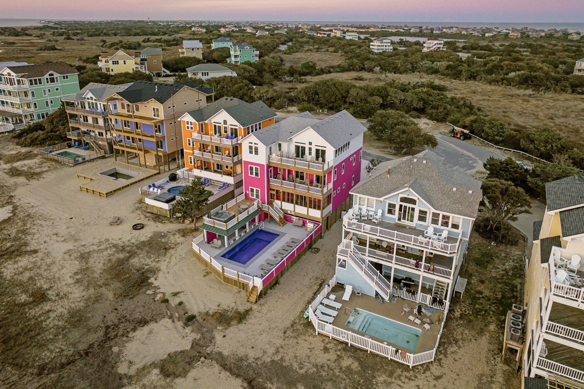 Overhead View of Hatteras Island