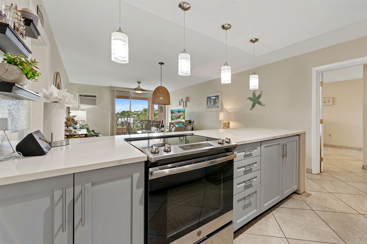 Spacious countertops, modern appliances, and everything you need.