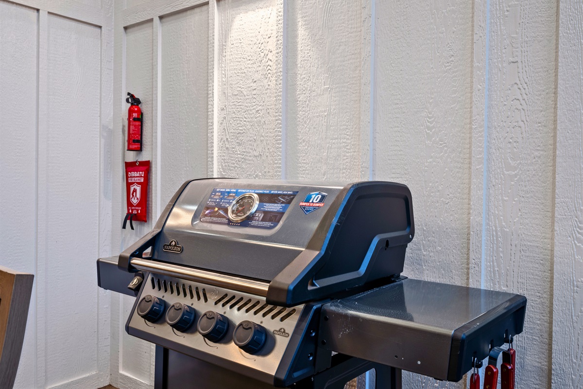 Fire up the grill and cook your favorites while taking in the fresh mountain air and serene setting.