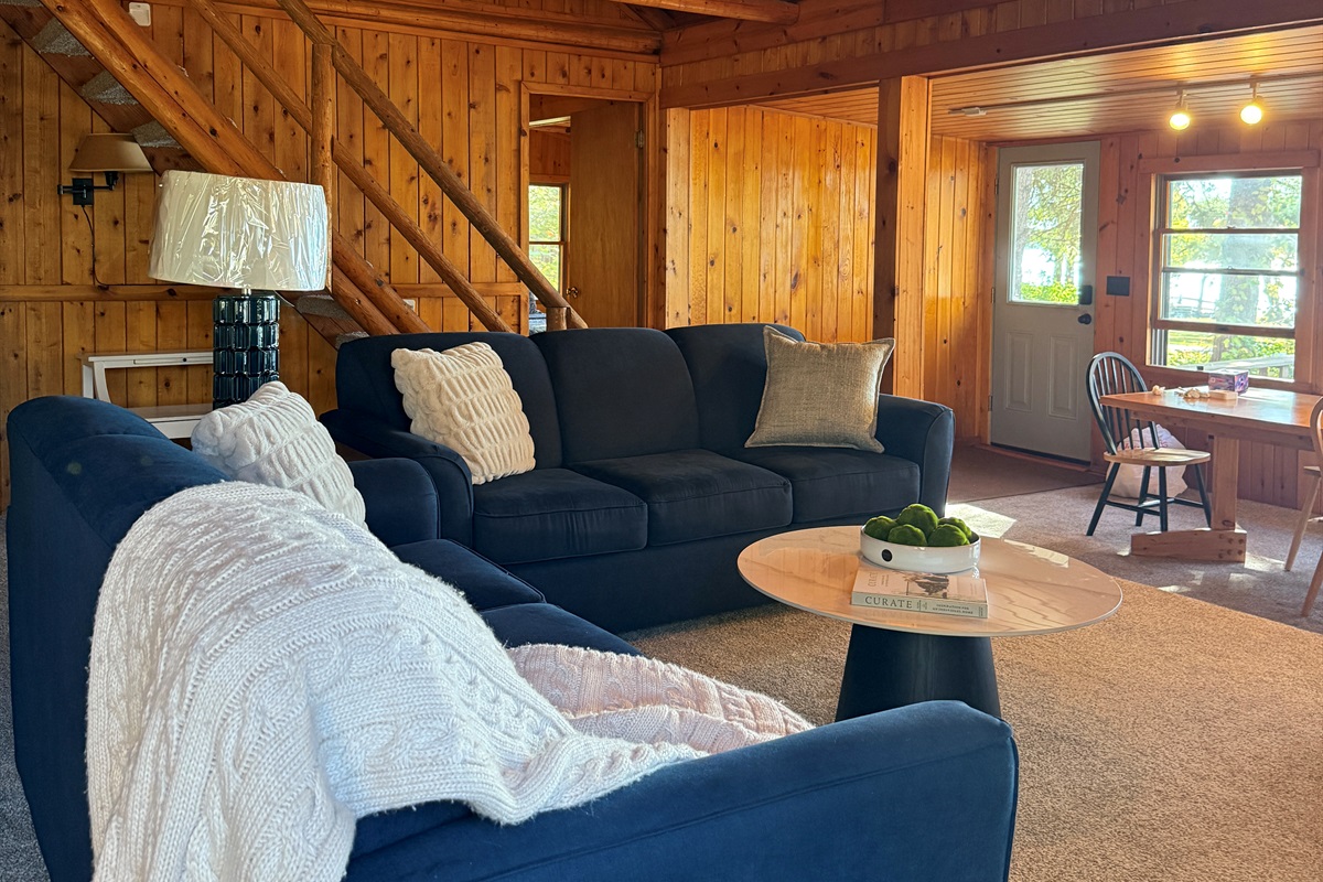 You have a full view of the lake from most every room in the house.