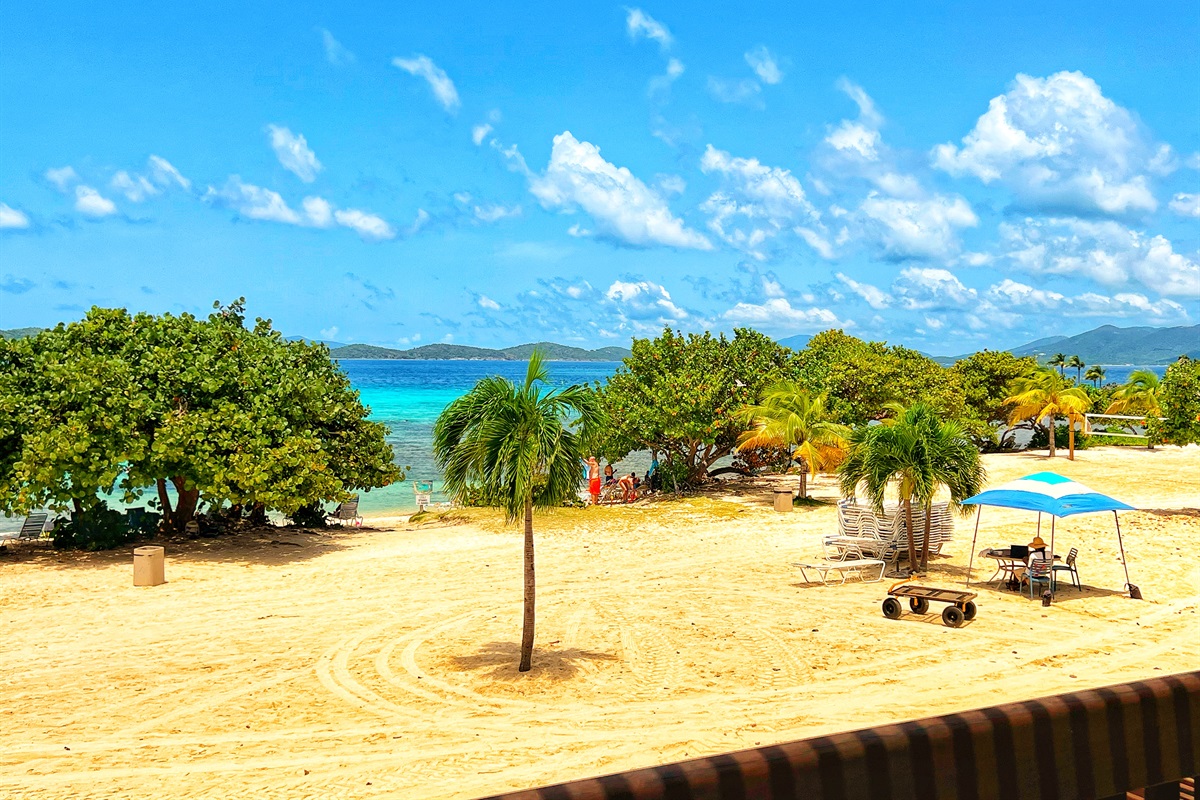 Just a short walk to snorkeling!