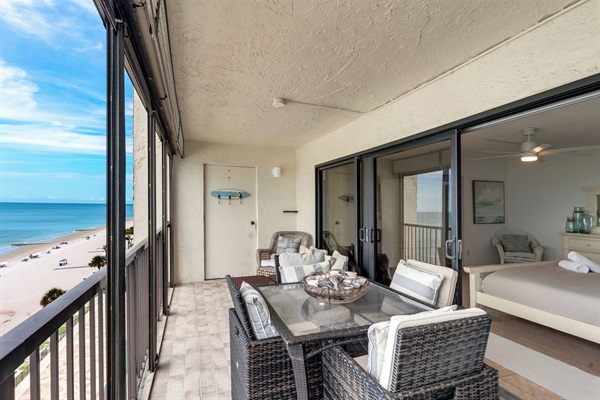 Looking north is no slouch of a vide, and that's also sunset direction!