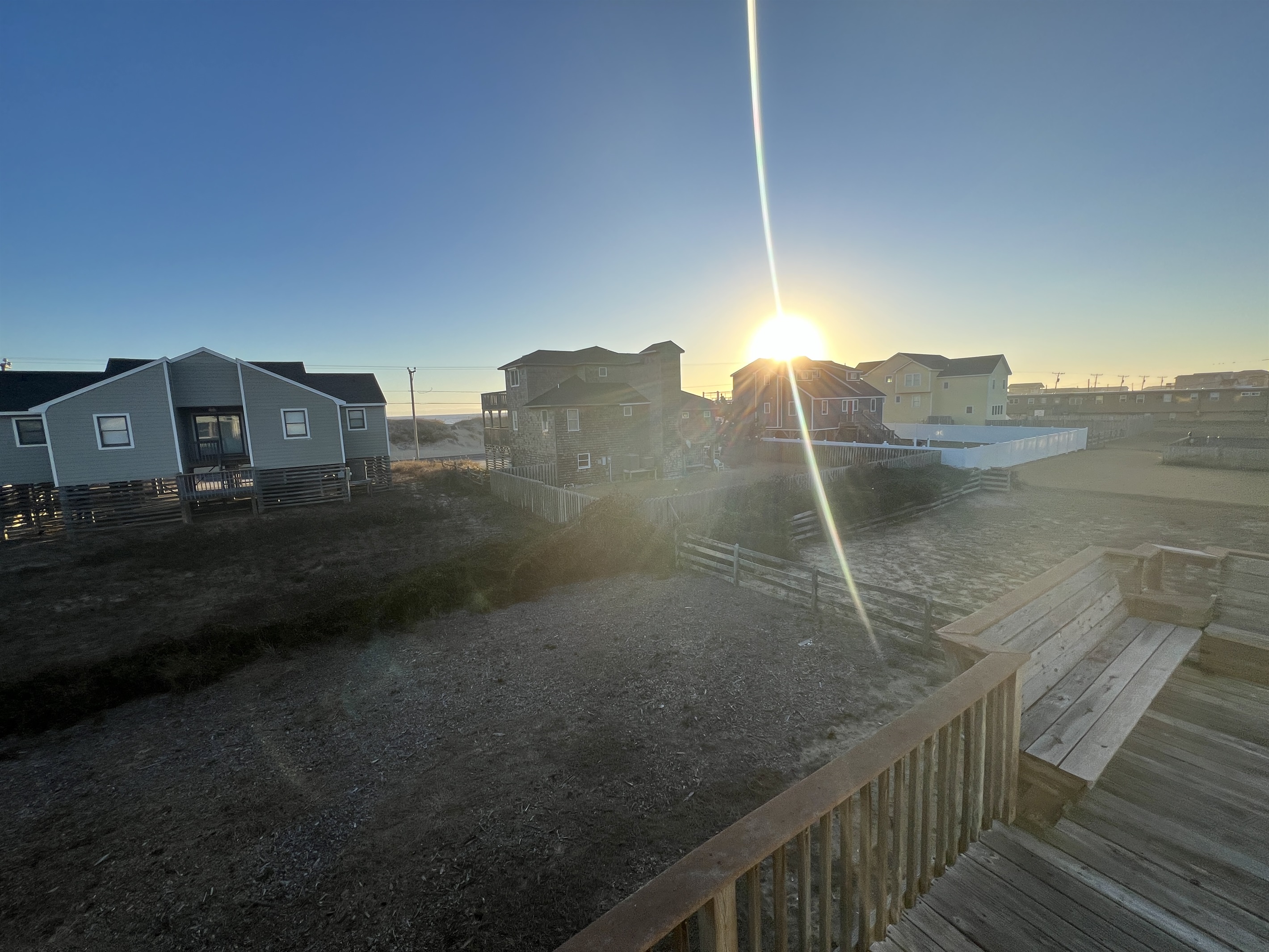 Take in the ocean views and sunrise right from the deck
