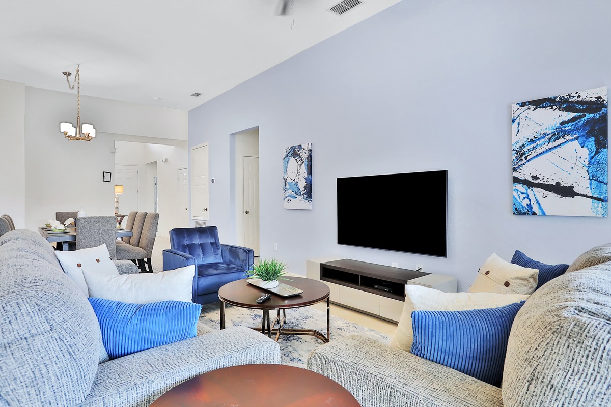 Spend some quality time together in the family room