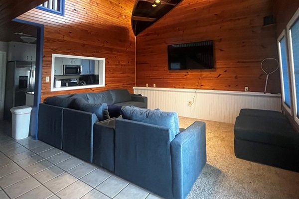 Canoe lighting - Living Room