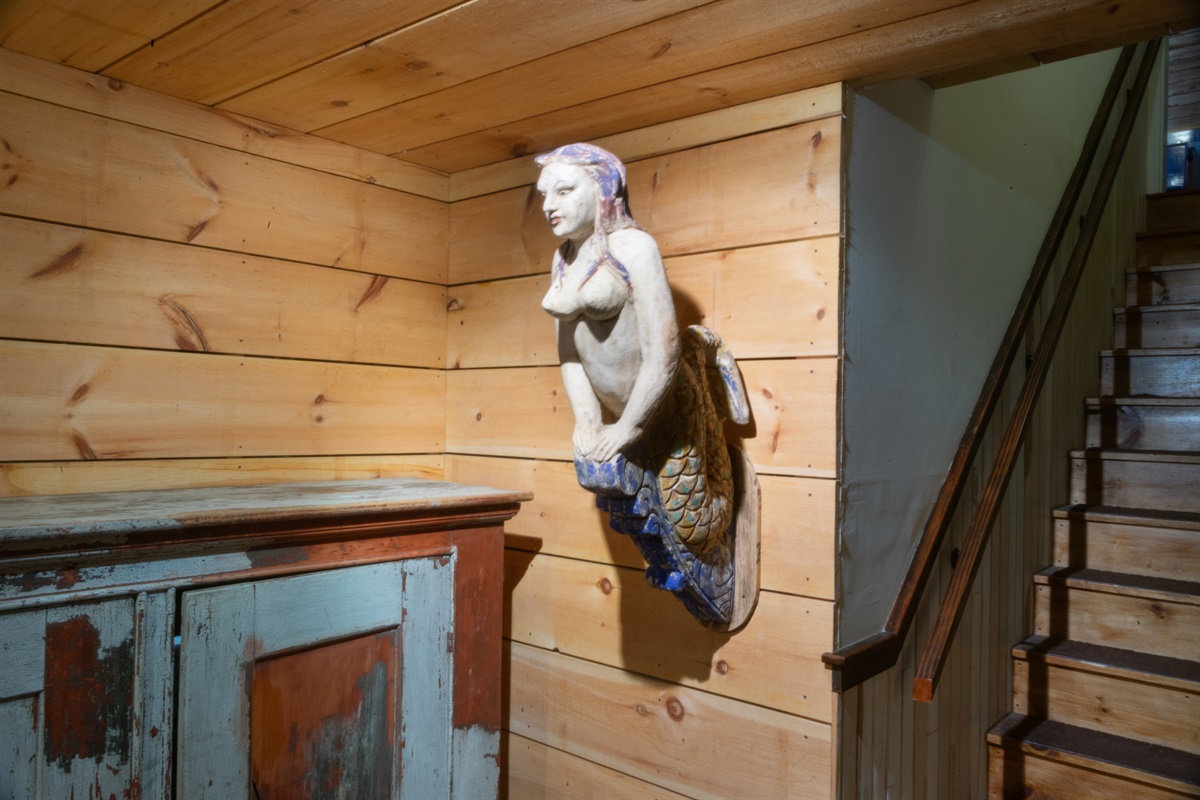 Stairway to Below Deck - Mermaid Figurehead 