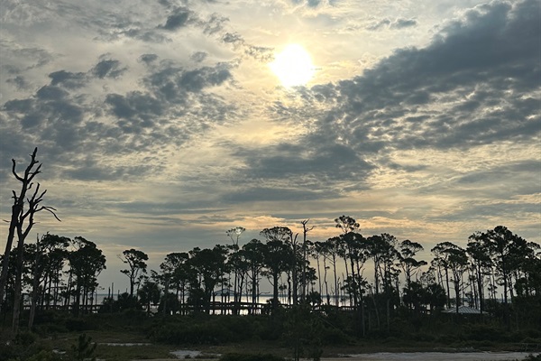 Beautiful Sunrise over the bay