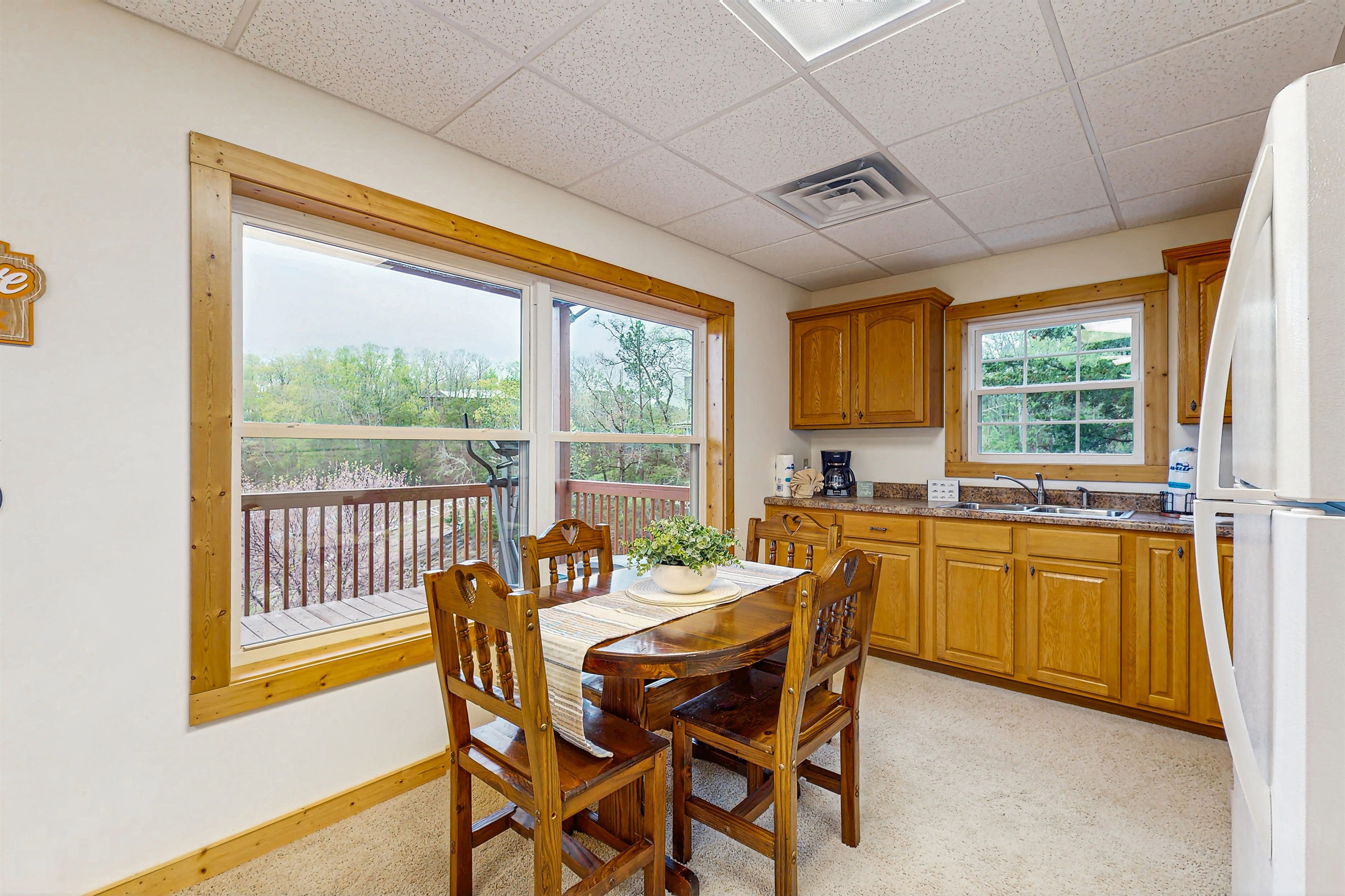 Game table downstairs near wetbar