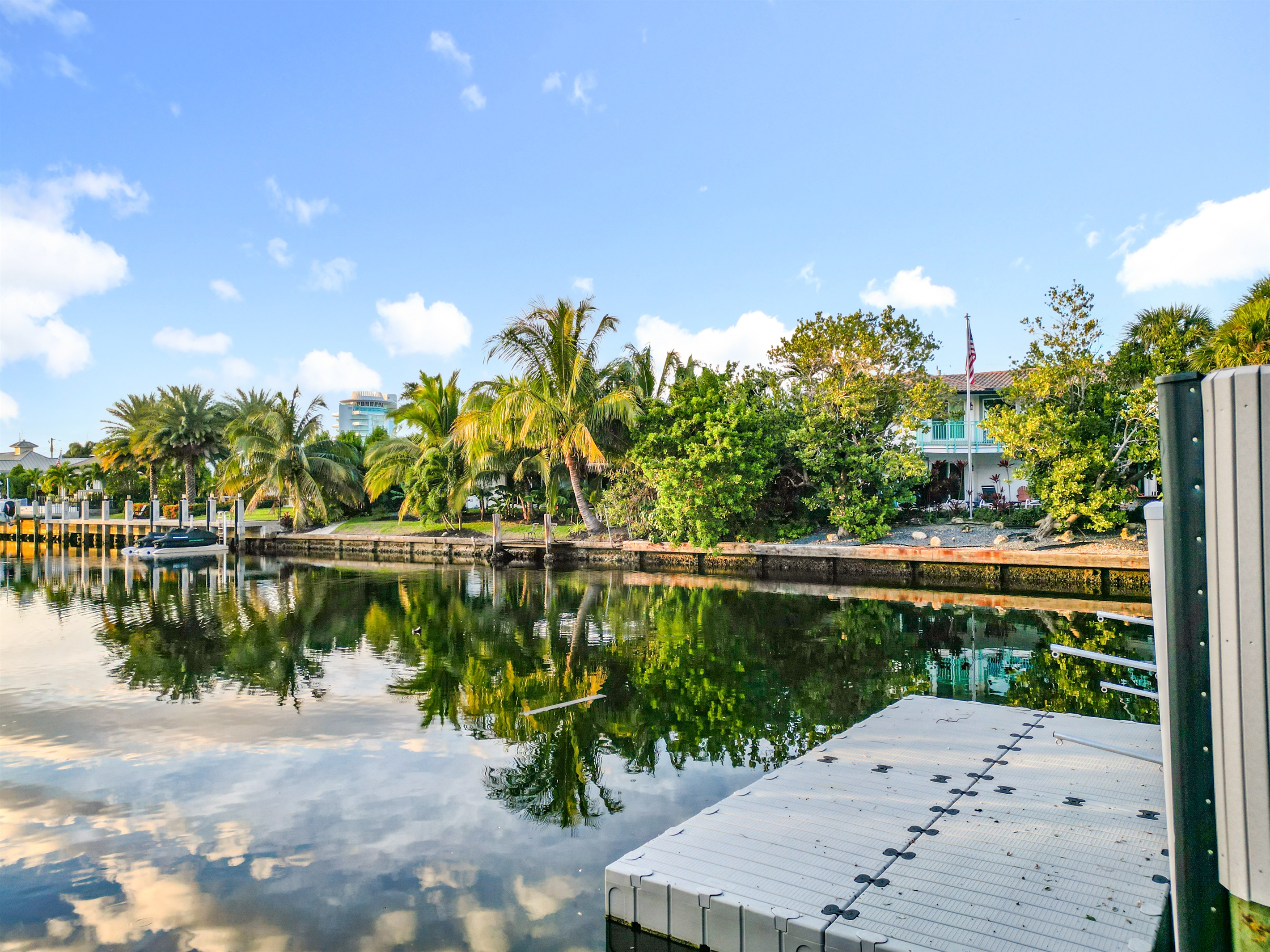 The large floating dock is a great way to get a closer look or to get water access. 
