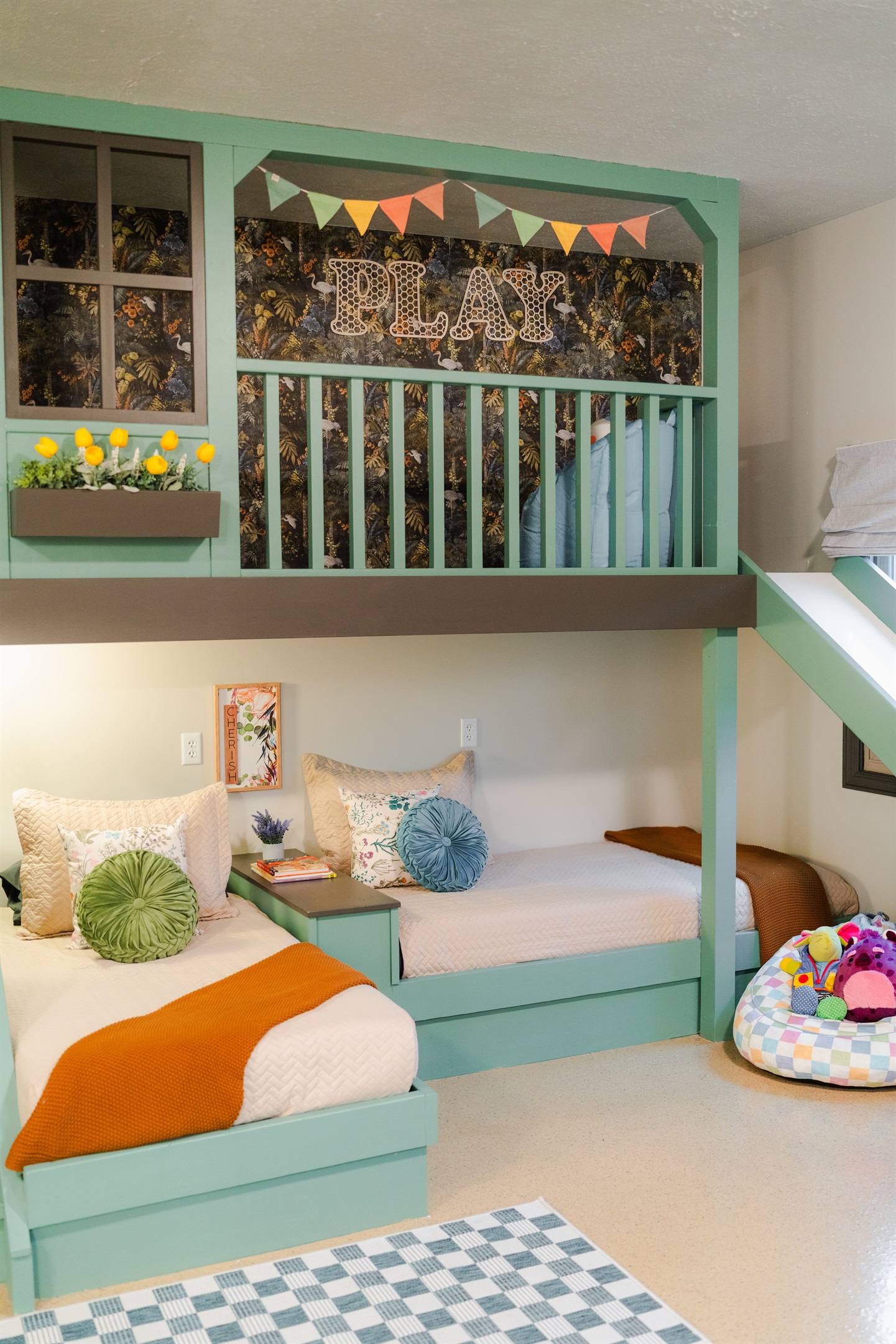 A creative little world where kids can play hard and sleep well