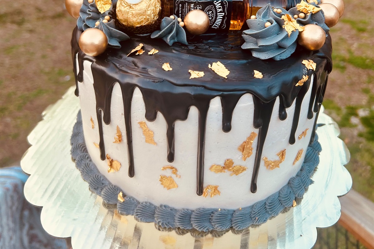 Happy Birthday Cake Jack Daniels $140 by Custom Request