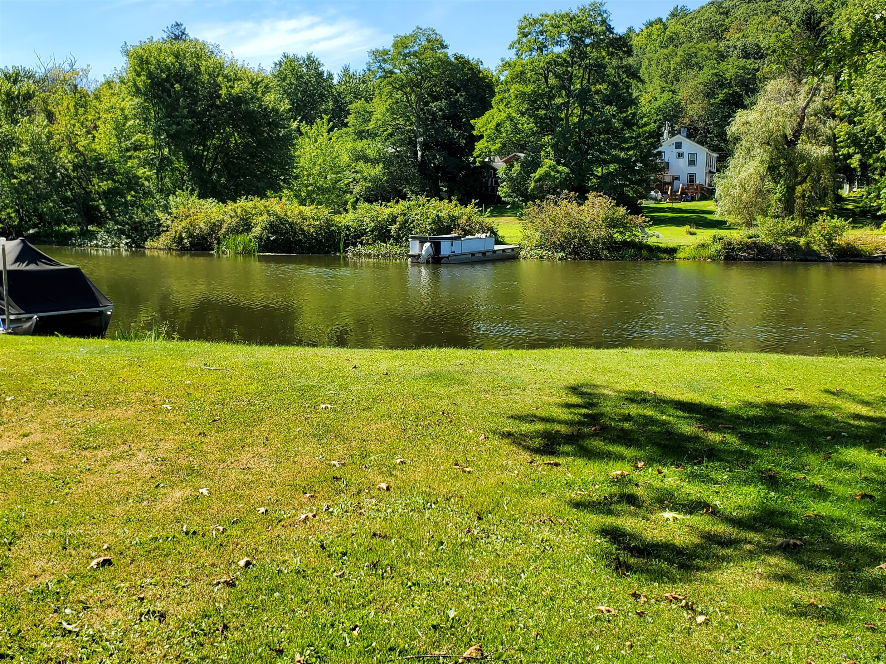 Back yard and river