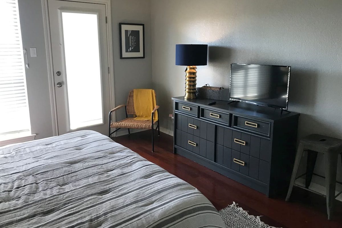 HDTV in Master Bedroom