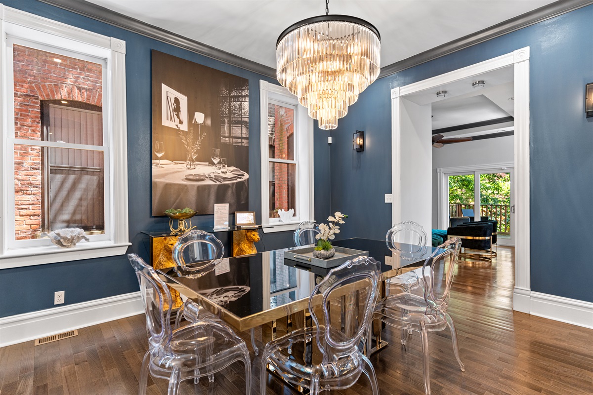 Gather for meals and great conversation.