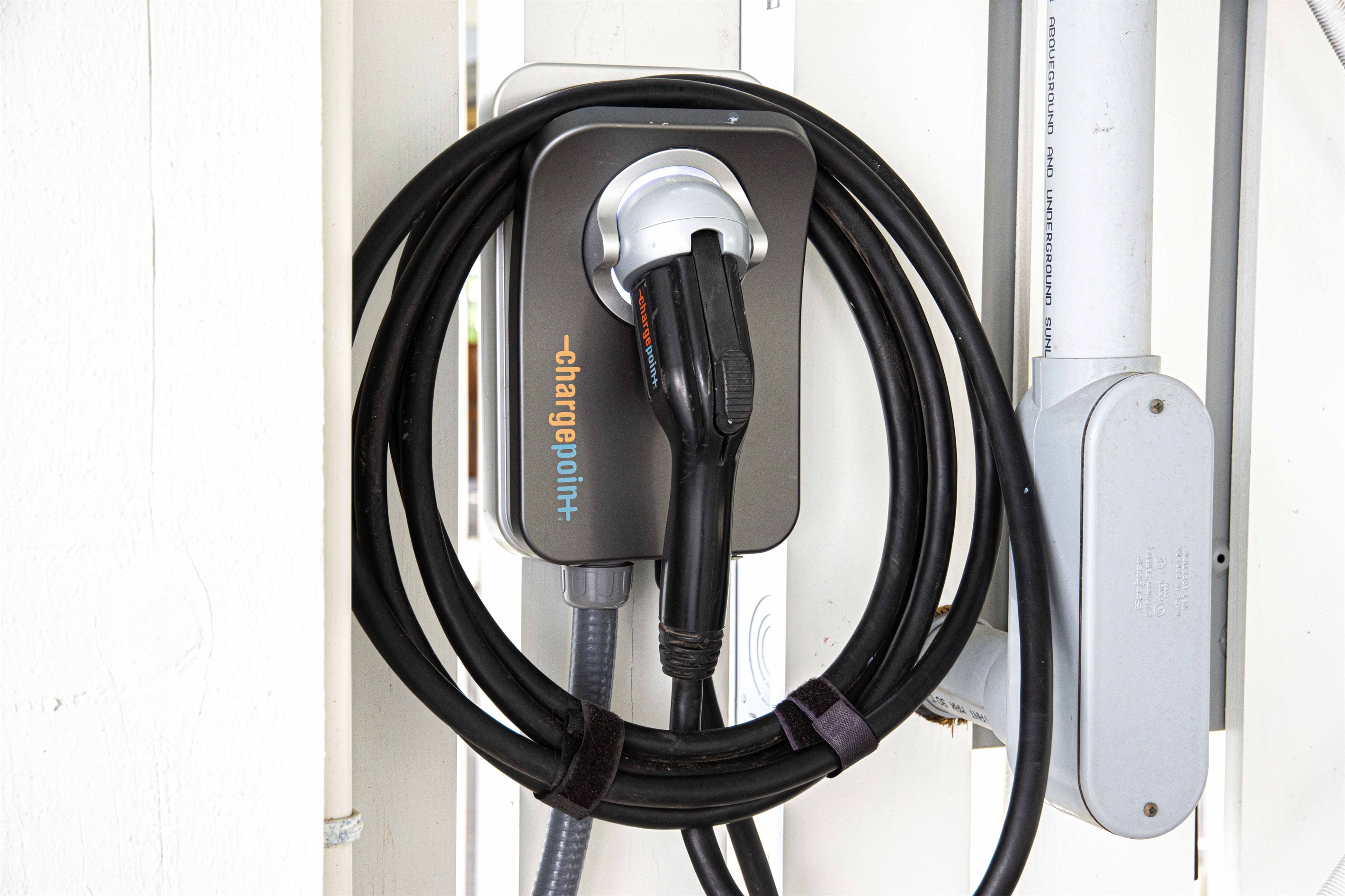 EV charger provided for your convenience.