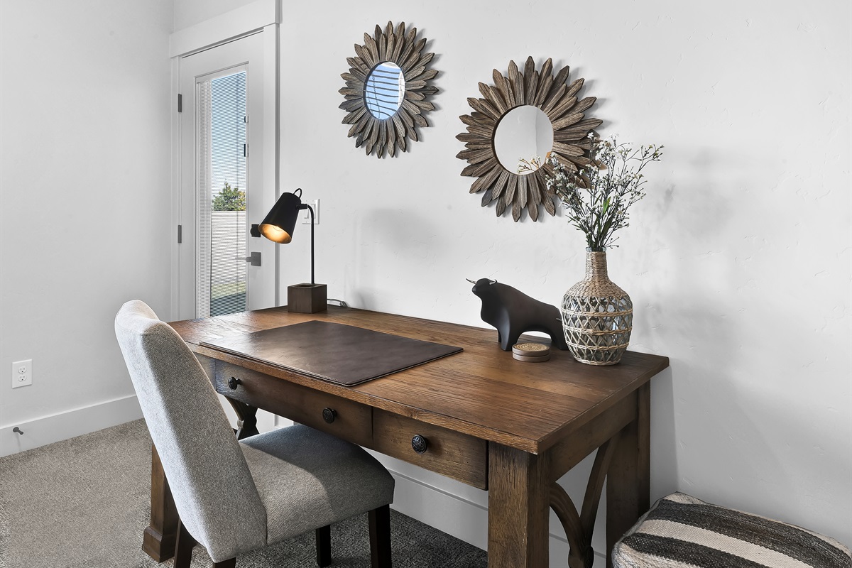 Desk in Primary bedroom