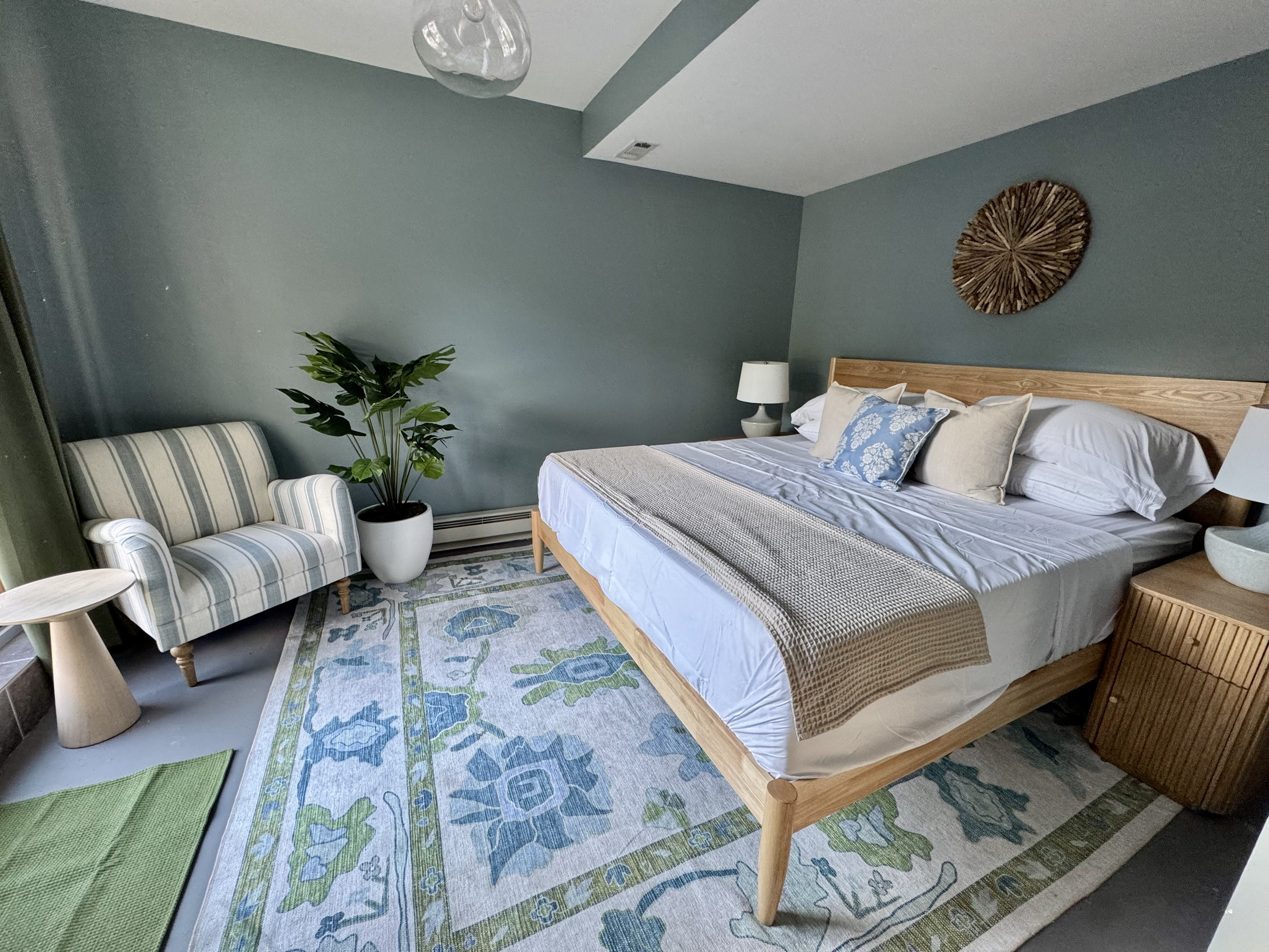 Third spacious king bedroom with water view