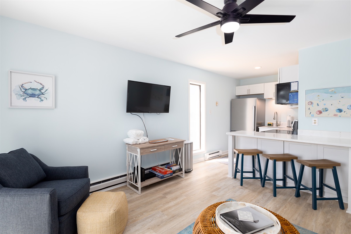 View into the Kitchen from Living Room