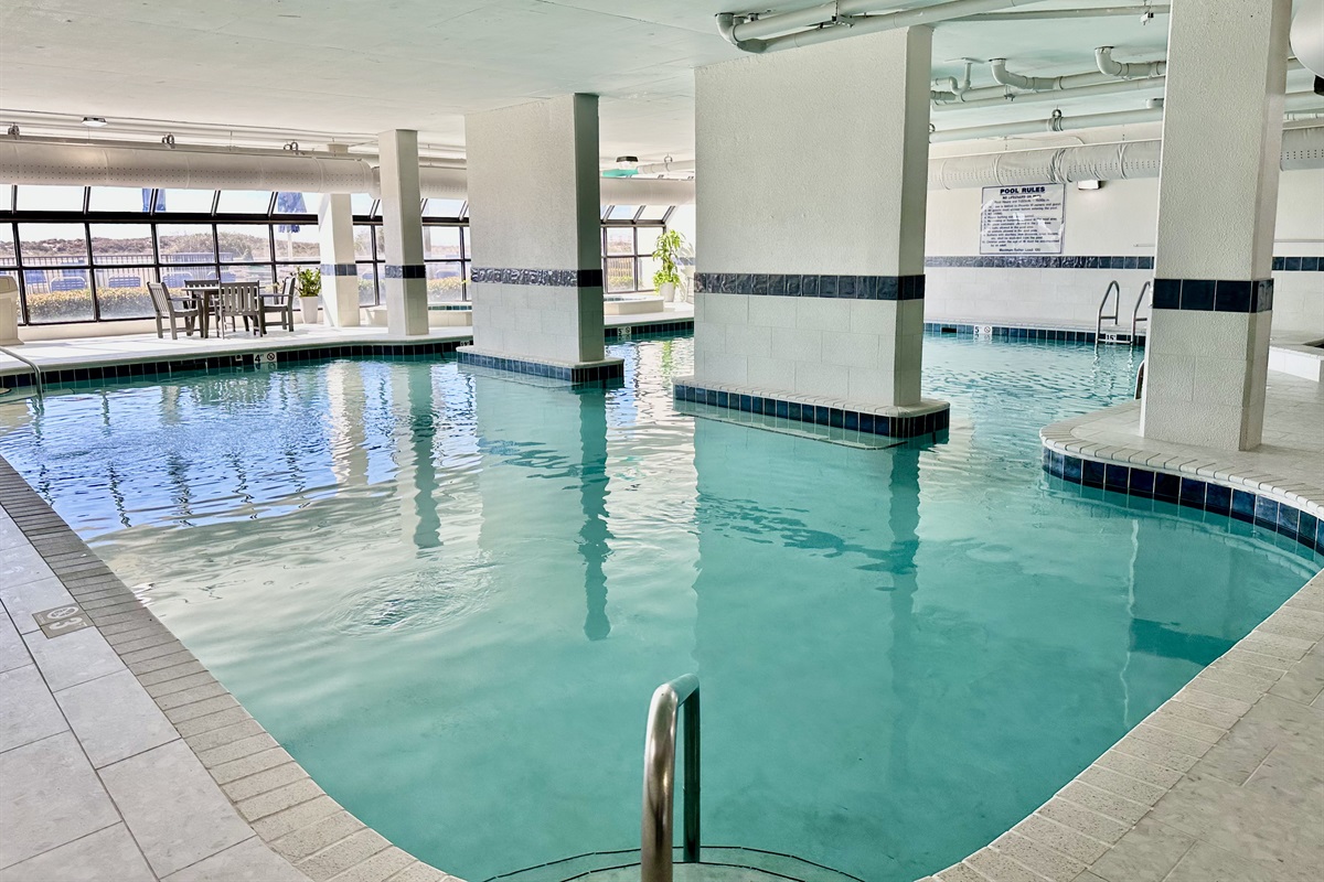 The newly renovated indoor pool!