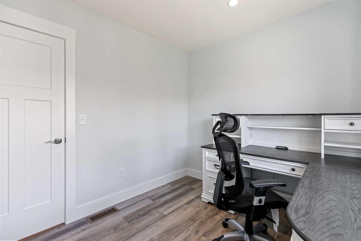 Need some peace and quiet to get work done? Use the office!