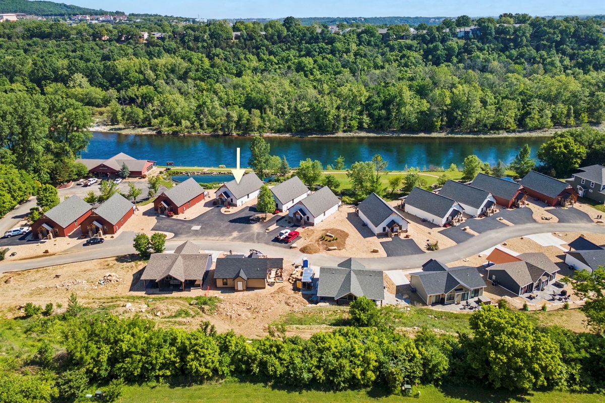 Right on Lake Taneycomo!