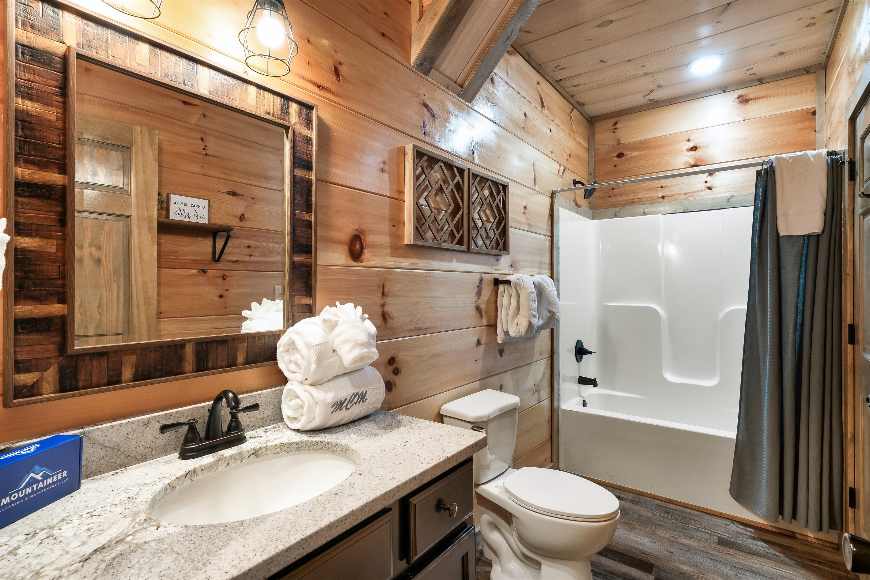 Full bathroom for the main floor and bedroom