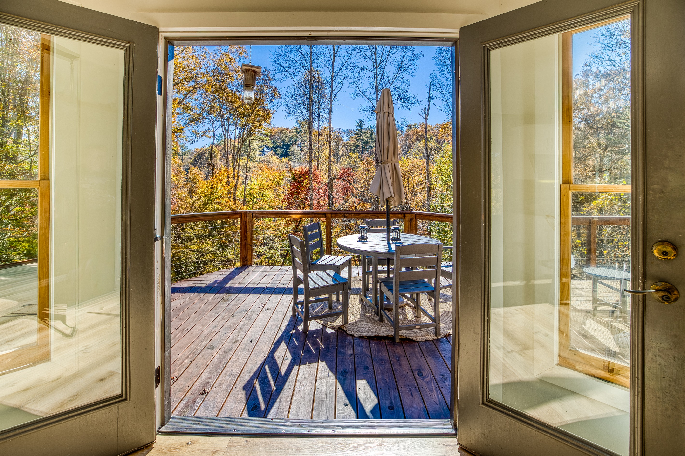Enjoy the views from the kitchen table.