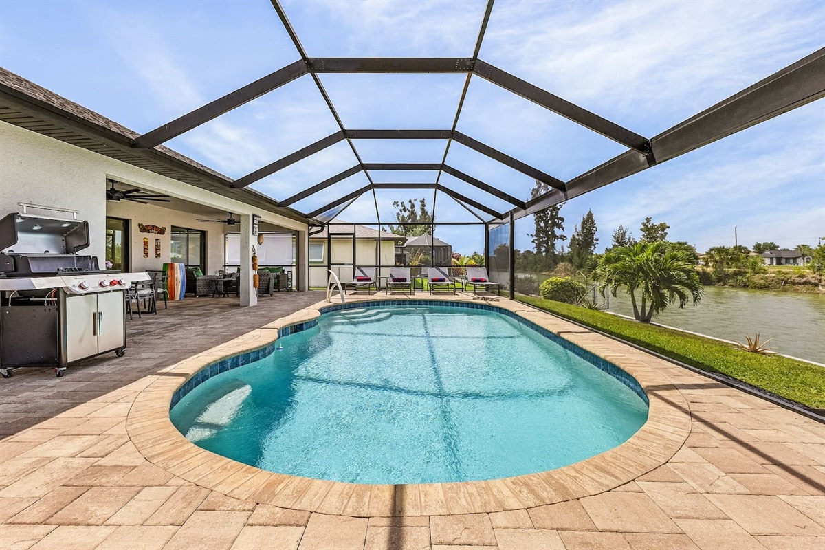 Dive into the inviting crystal clear pool for endless fun and relaxation!