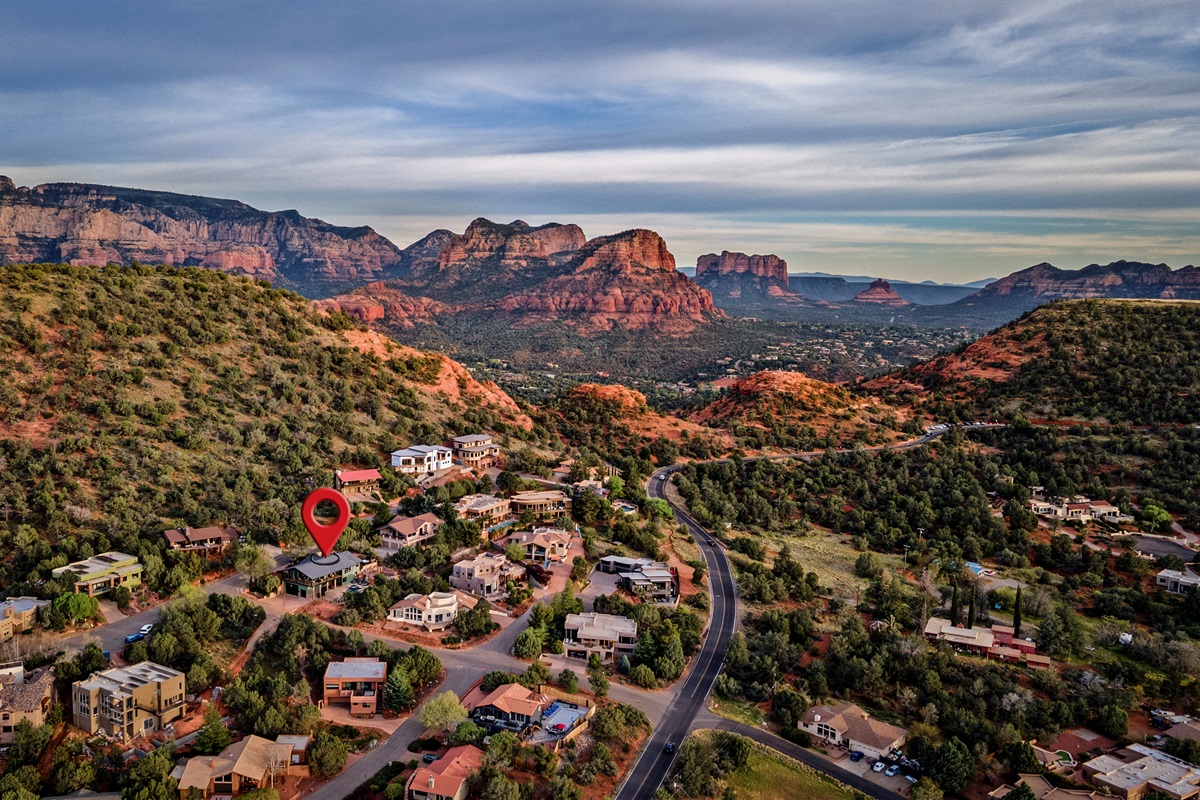 Perfectly positioned in Sedona—surrounded by red rocks and just minutes from everything.