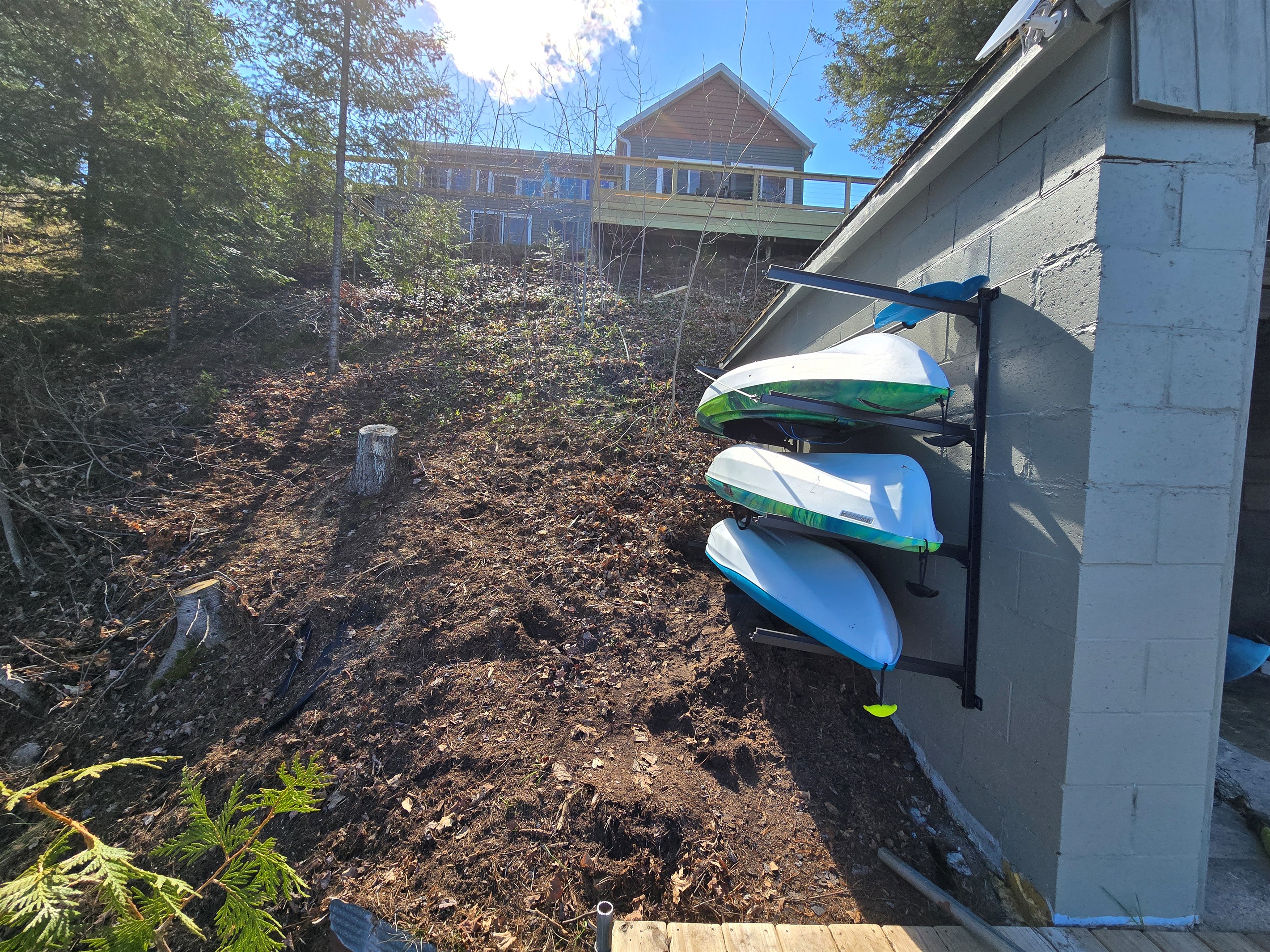Adventure awaits with these kayaks!  Paddle your way through nature right from our scenic retreat—perfect for outdoor lovers! 