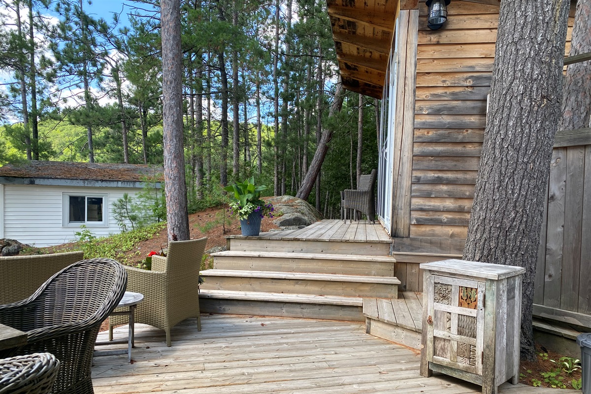 Deck area leading up to bunky deck