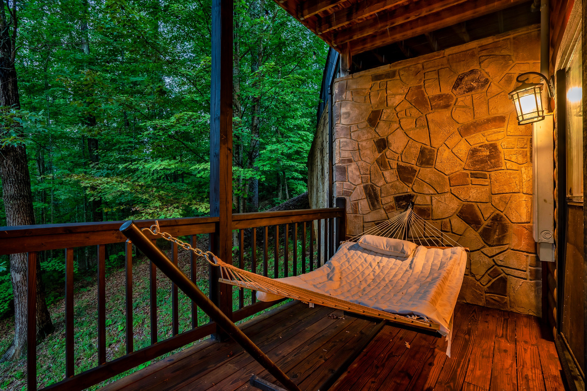 Or relax on the hammock under the evening stars...