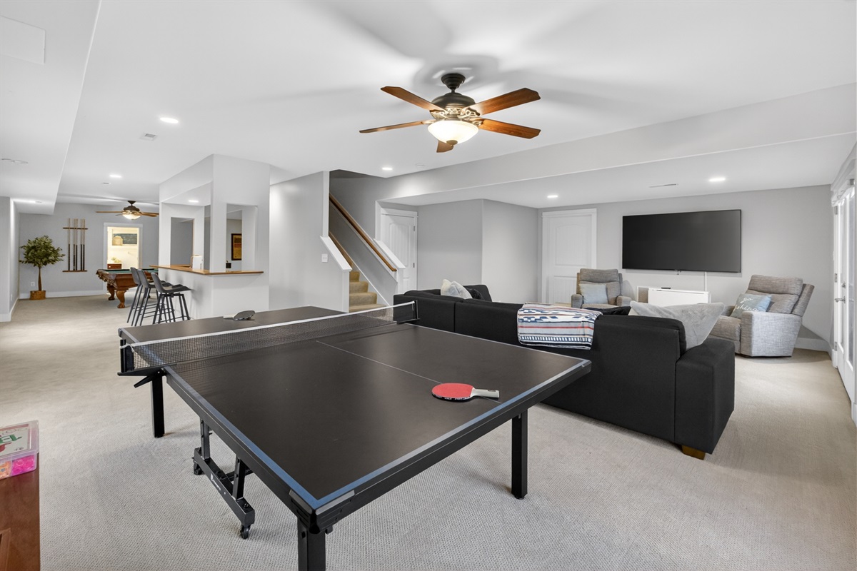 Ping pong and games for all ages