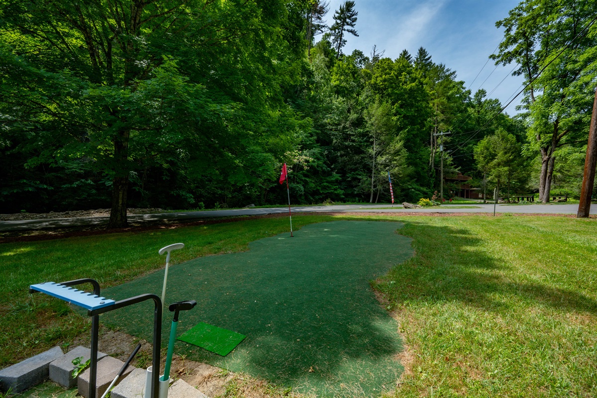 A safe and sunny spot for the little ones to burn off energy