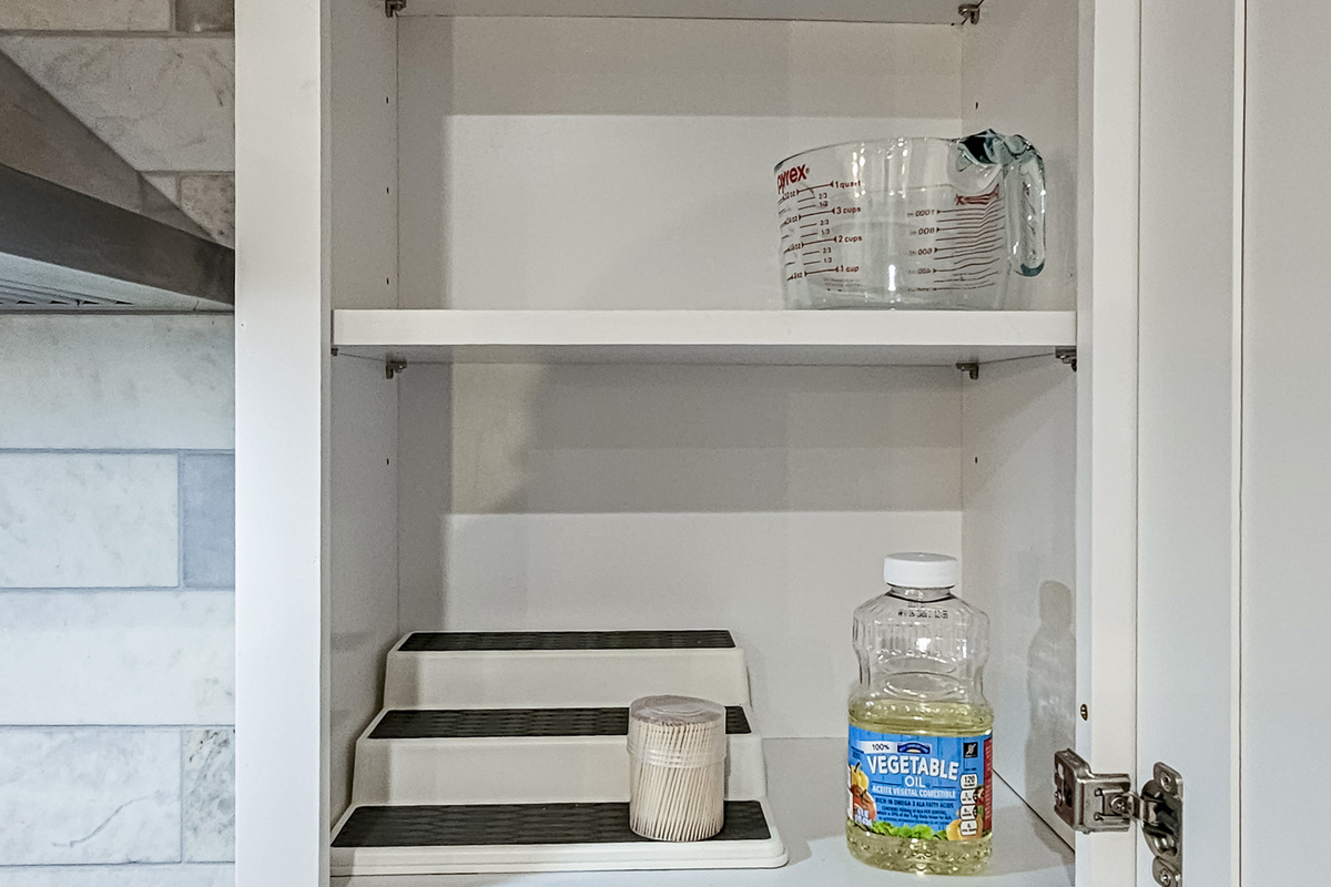 Sleek shelves ready for your culinary adventures in vibrant Austin!