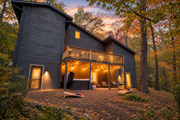 Expansive backyard for exploring and playing